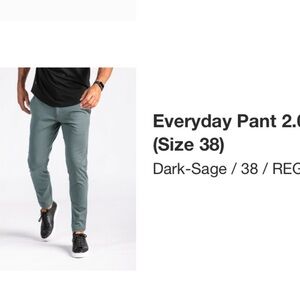BYLT Basics Men's Chinos in Dark Sage
